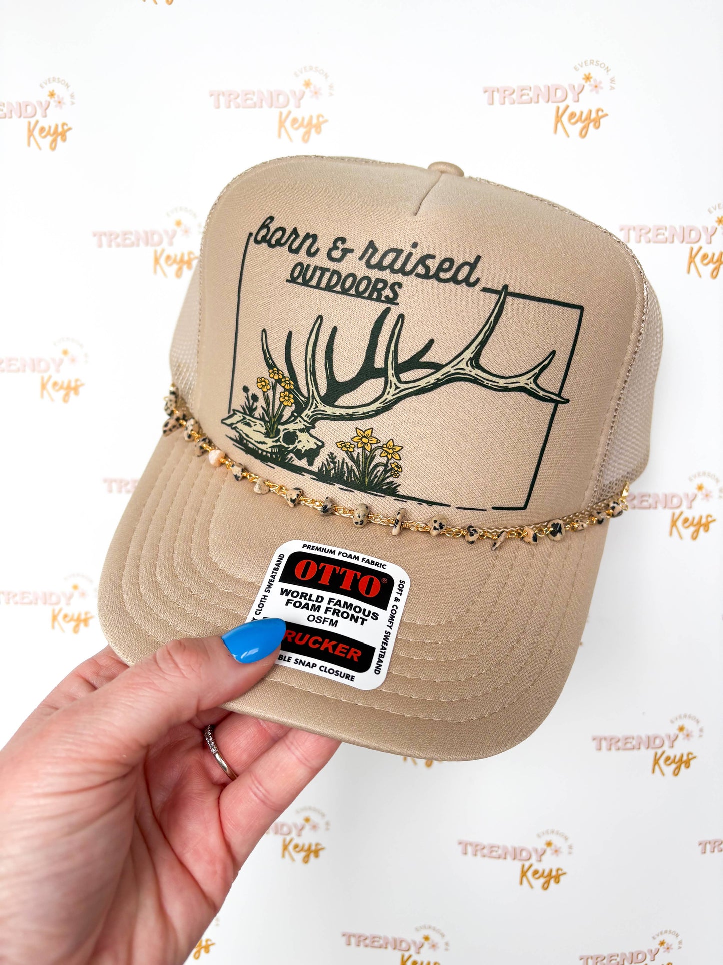 Born And Raised Outdoors Trucker Hat