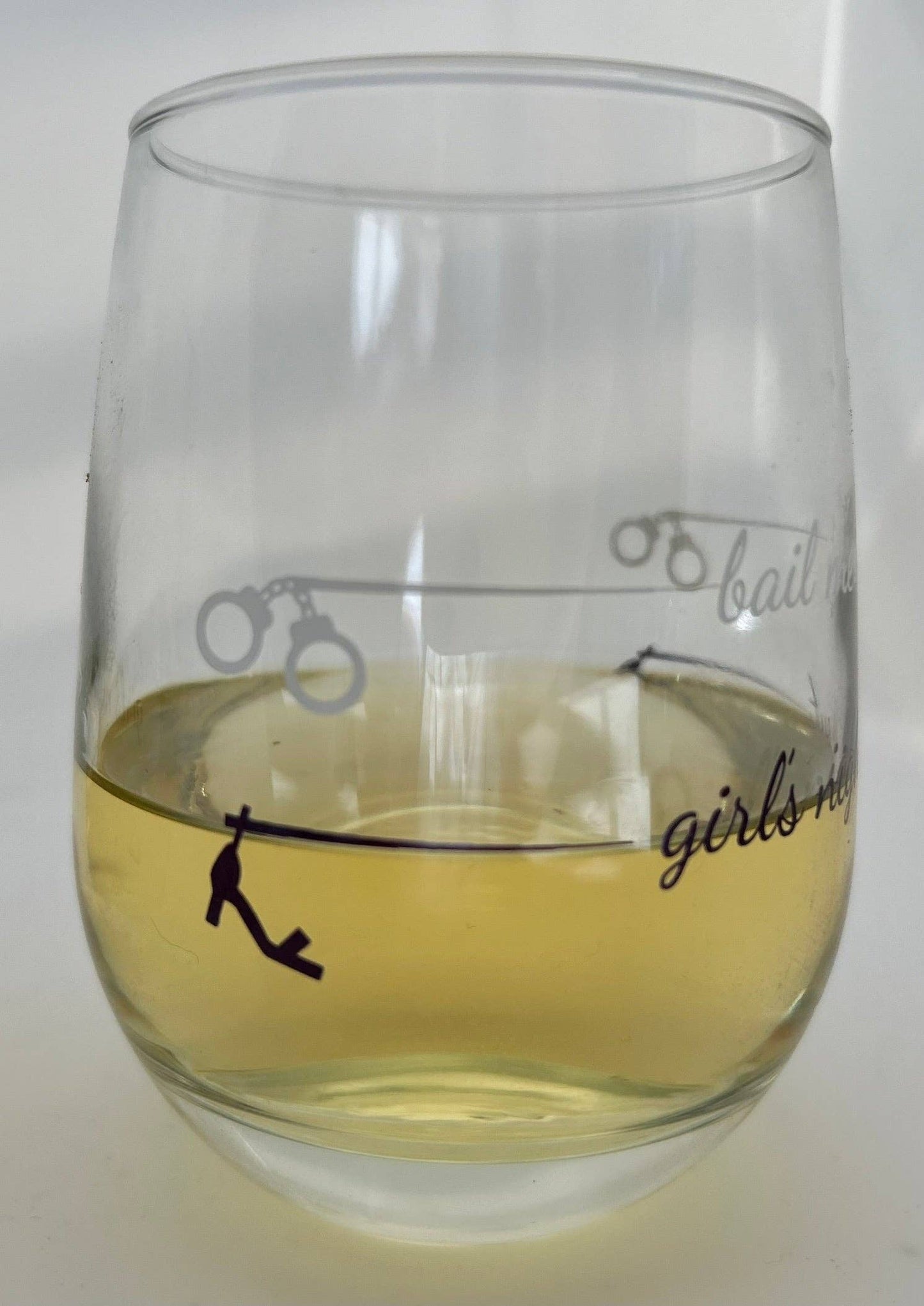 Stemless Wine Glass - Set of 2 | Girl's Night Out / Bail Me Out