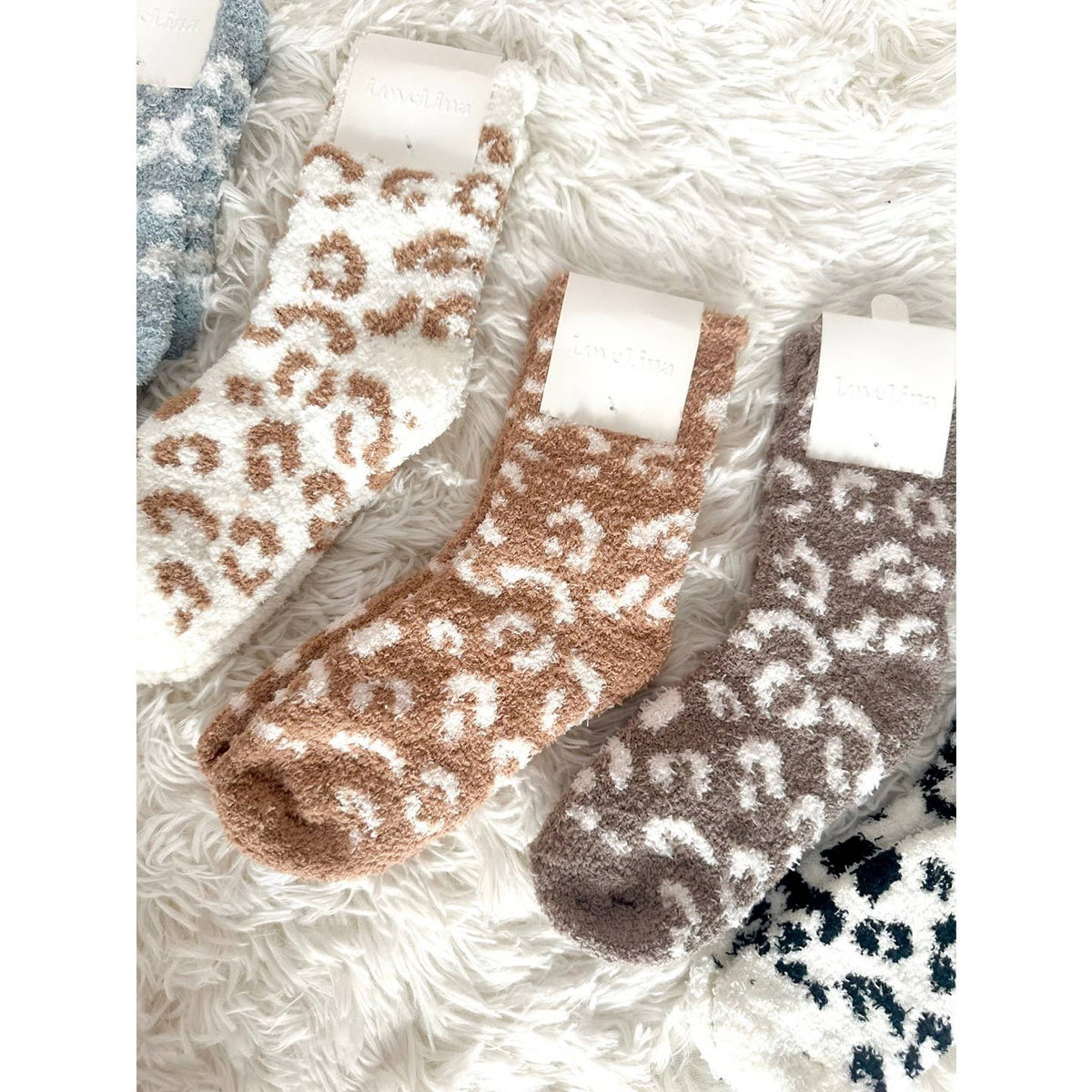 Leopard Print Socks for Women