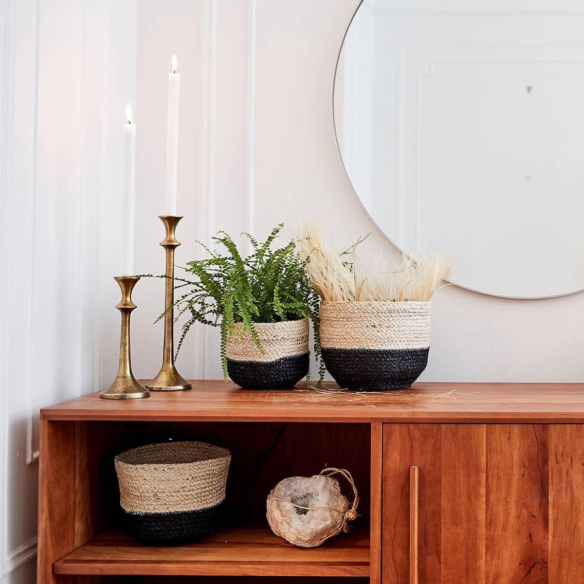 Handwoven Wicker Storage Basket