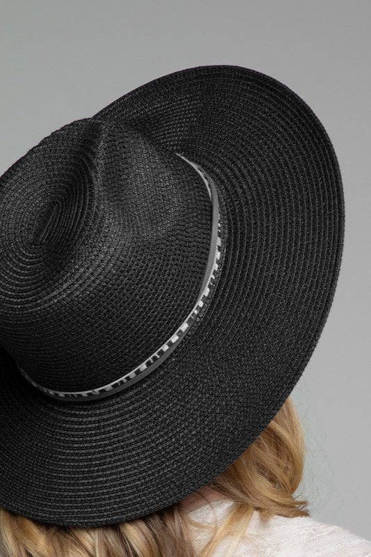 Panama Hat with Double Trim