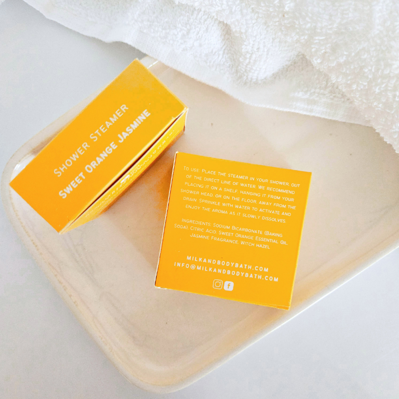 Sweet Orange Jasmine | 2oz Shower Steamers