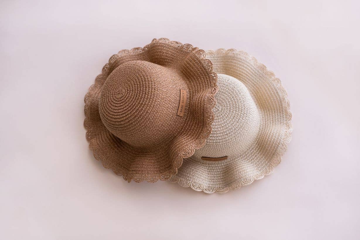 Straw Hat // Sun Hat // Baby Sun Hat // Beach Hat