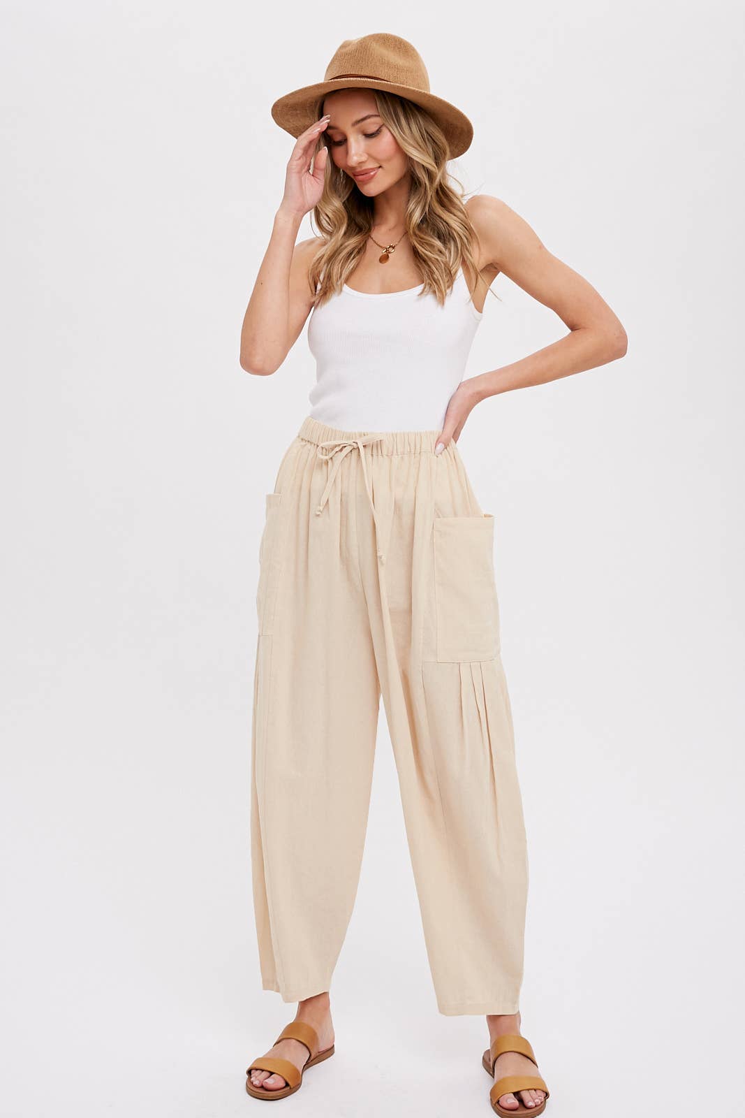 EFFORTLESS HAREM PANTS