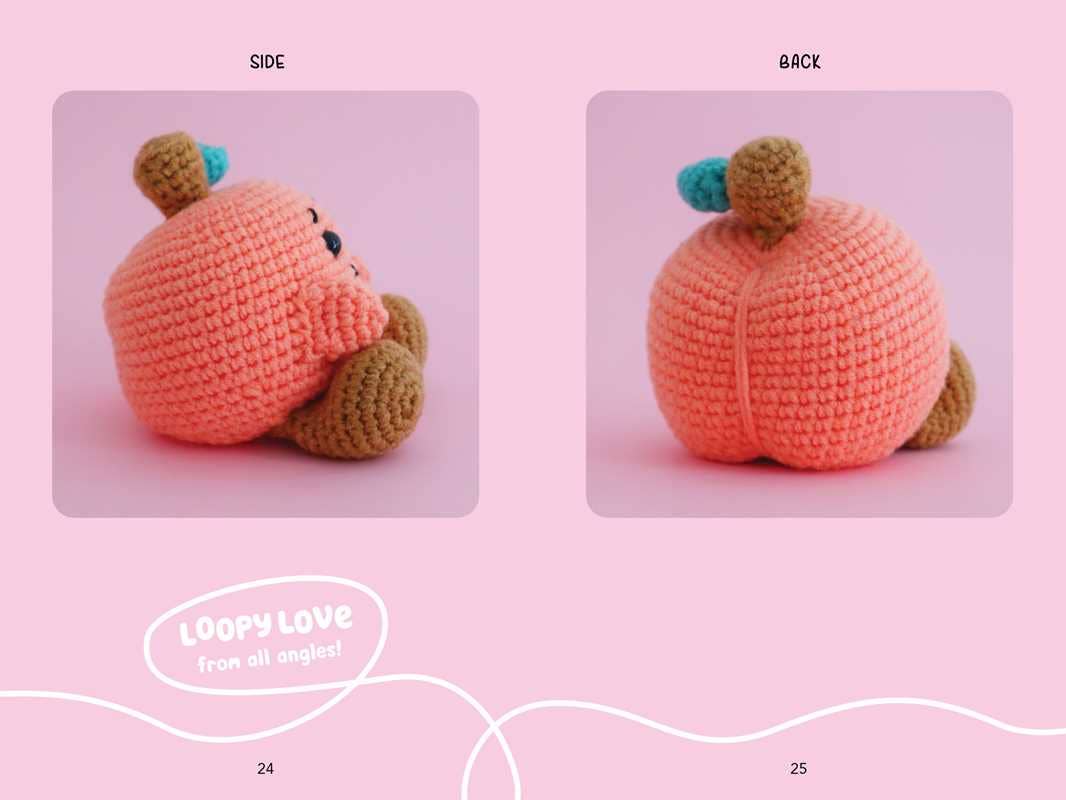 Perfect Peach: Crochet Book & Kit by