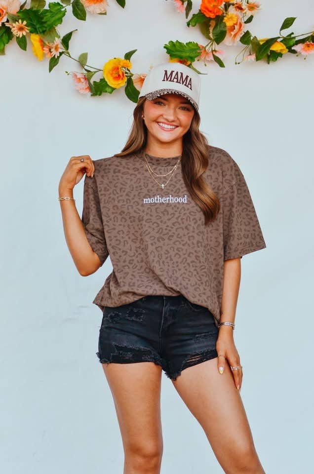 Motherhood Leopard Tee