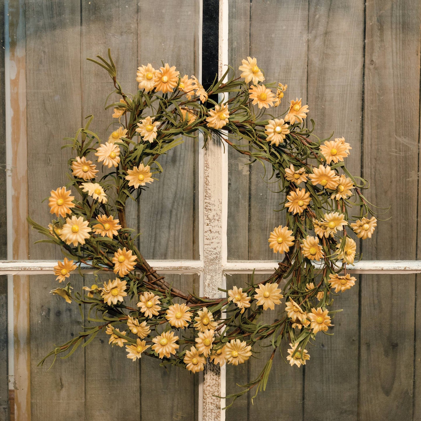 Teastain Daisy Wreath - 18"