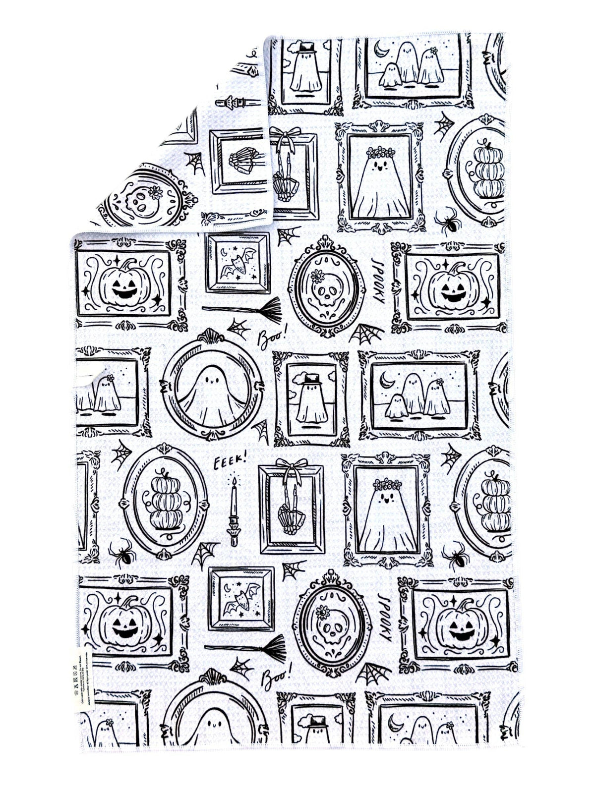 Ghostly Gallery: Double-Sided Hand Towel