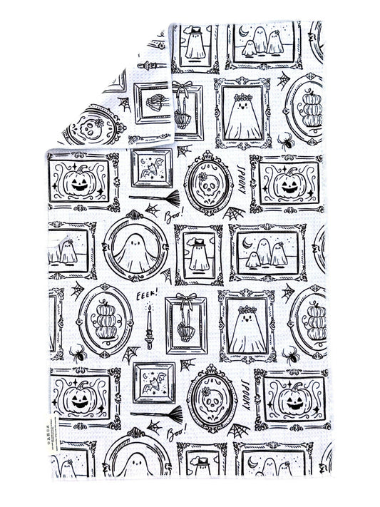 Ghostly Gallery: Double-Sided Hand Towel