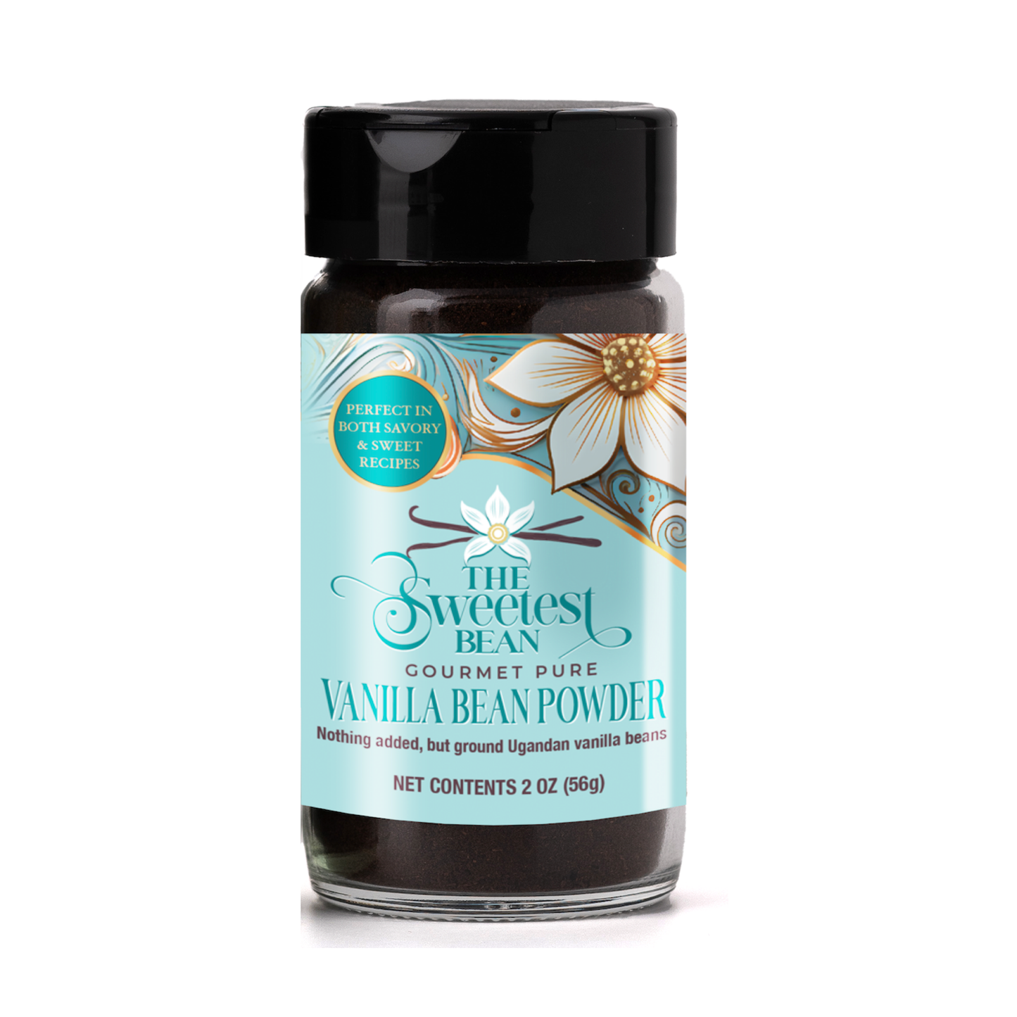 2 OZ  SINGLE-ORIGIN GOURMET PURE VANILLA BEAN POWDER