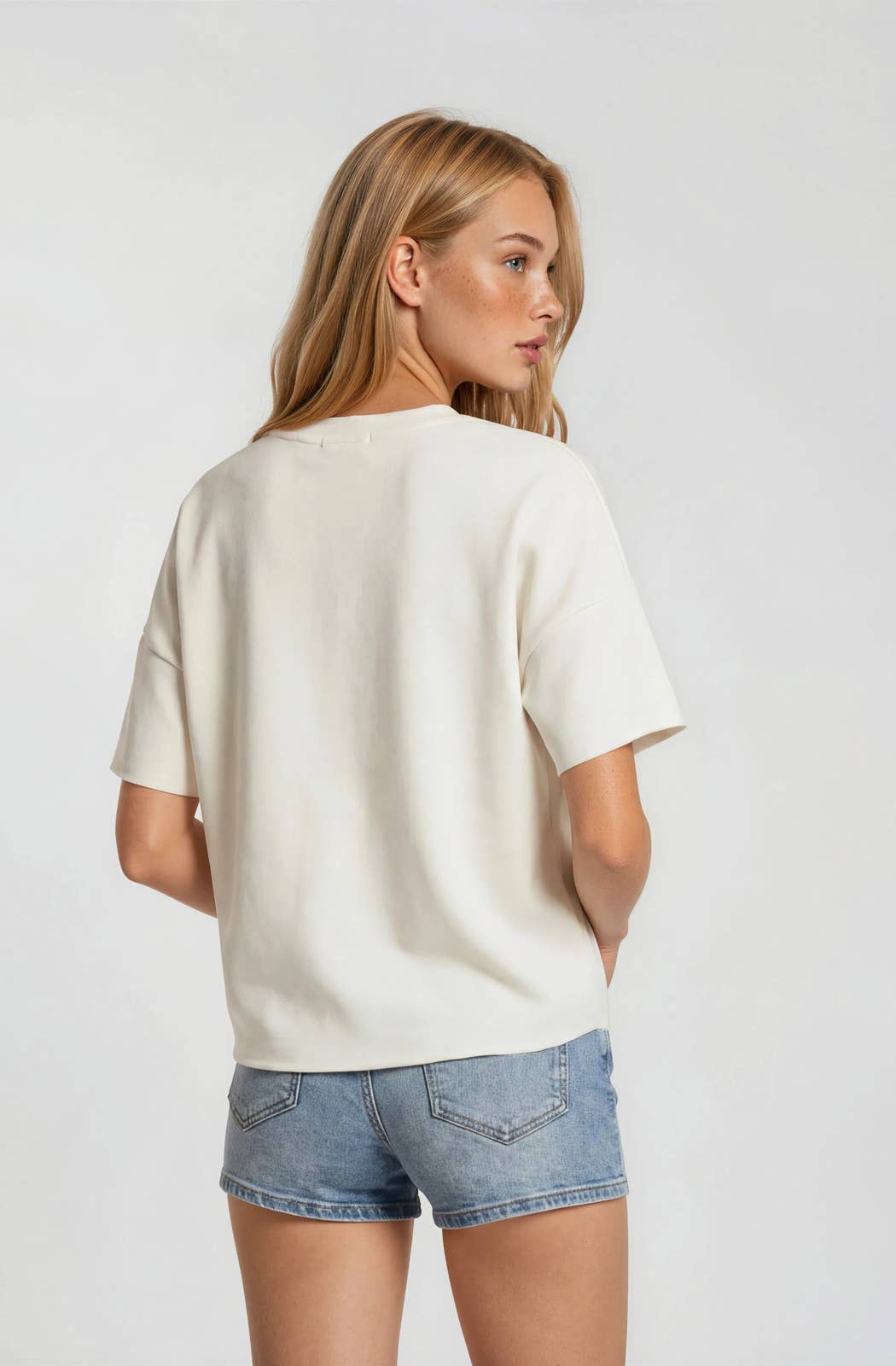 Short Sleeve Scuba Crew Neck Pocket Tee
