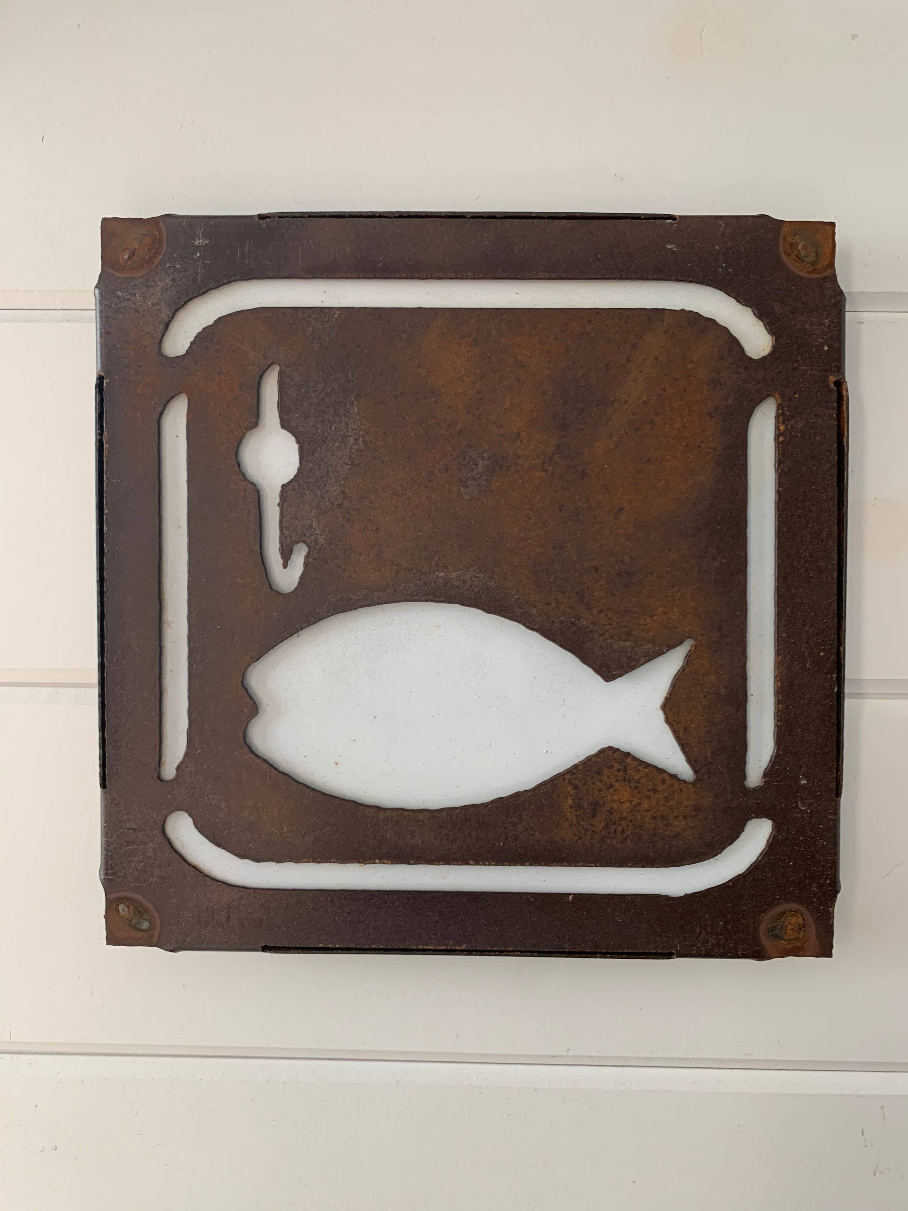 Metal Fishing Sign – The 19th Collective