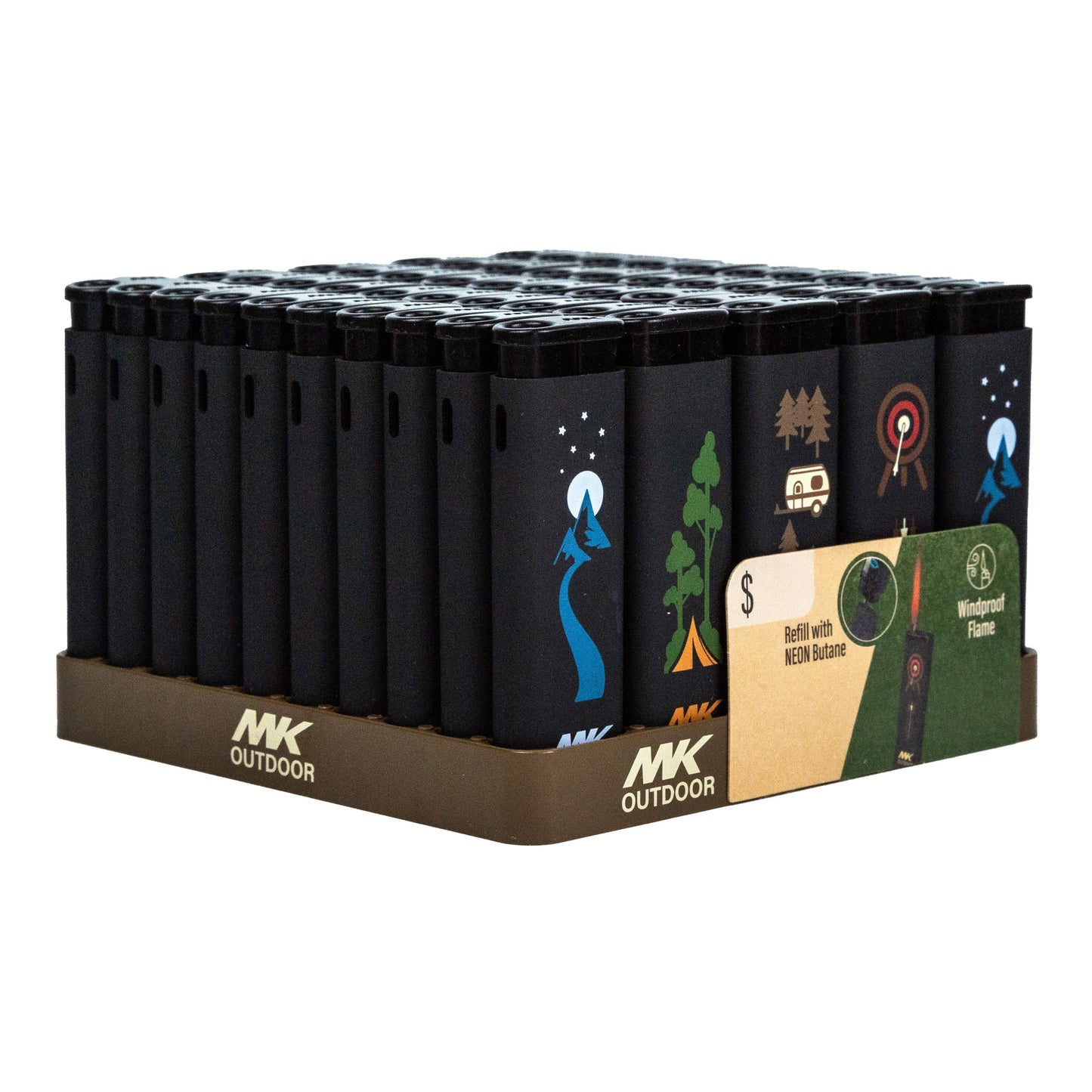 MK Lighter Outdoor Series, Alpine Set, Windproof Flame