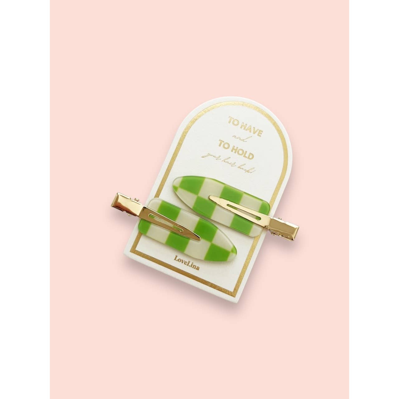Crease Free Checkered Clips - DEBBIE CHECKERED