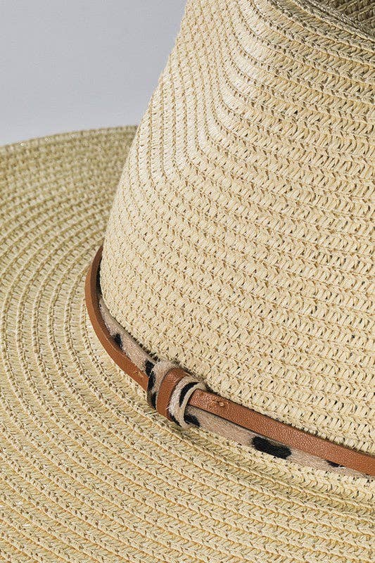 Panama Hat with Double Trim