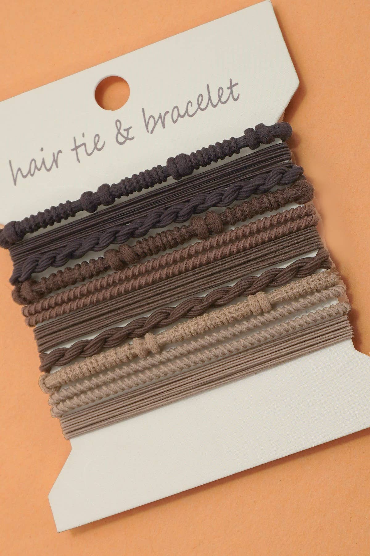 Boho Multi-Style Hair Tie Bracelet Set | 91H51035