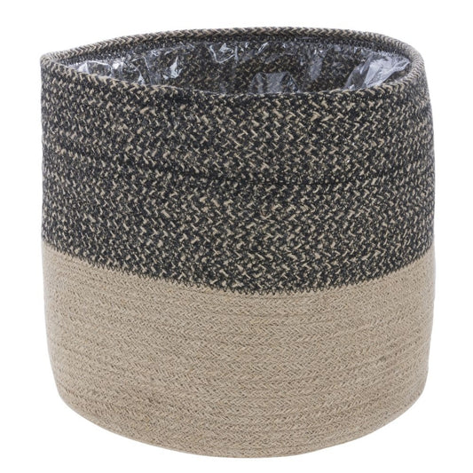 Black Jute Basket 12.25"x 10.75"