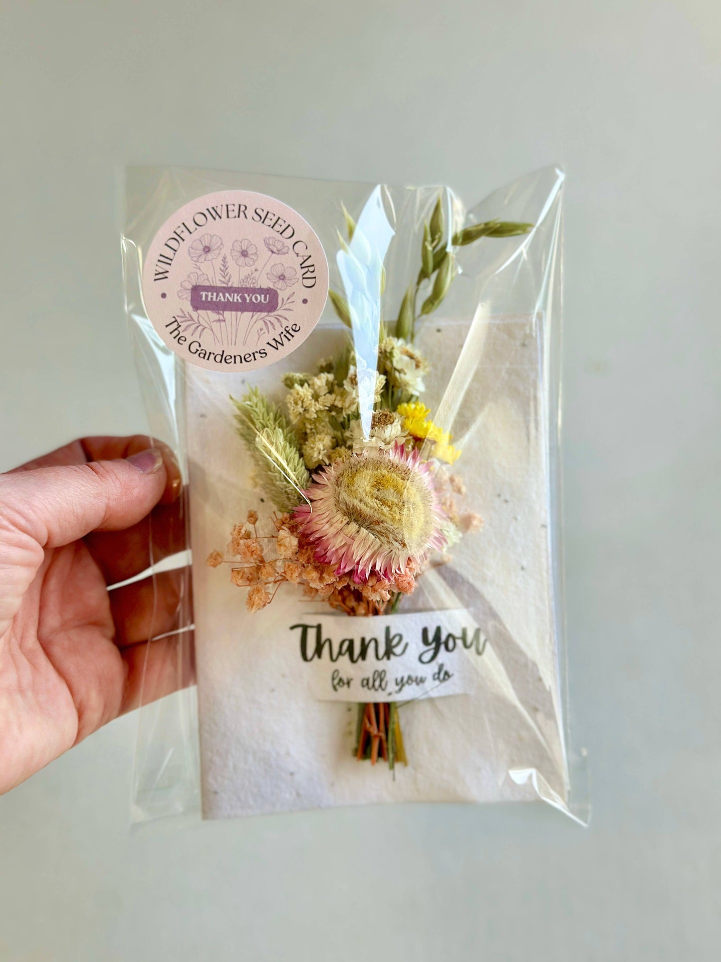 Wildflower Seed Card + Tiny Bouquet