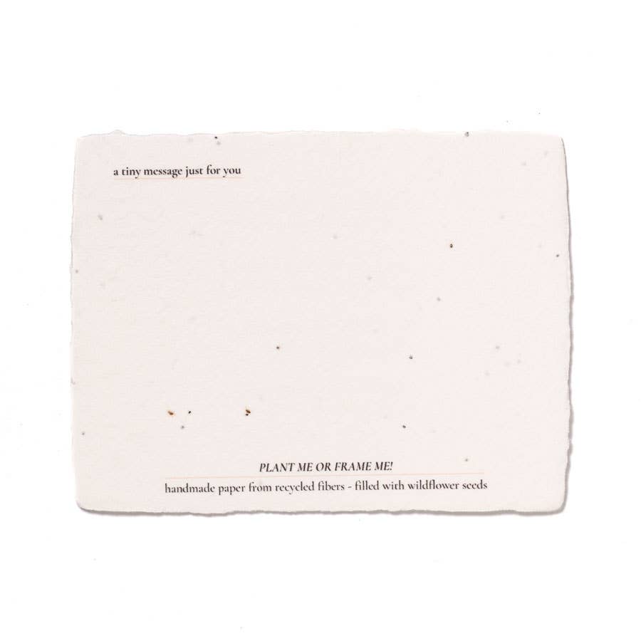 100 Petal Birthday: Plantable Friend Seeded Birthday Card