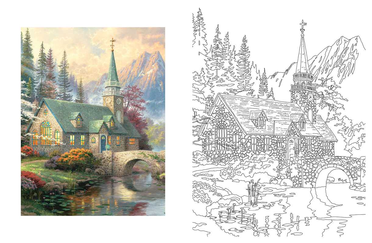 Posh Adult Coloring Book: Thomas Kinkade Designs for Inspiration & Relaxation by Thomas Kinkade