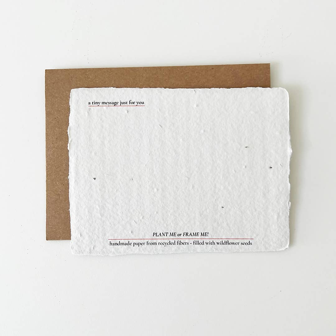 Your Power: Plantable Wildflower Graduation Card