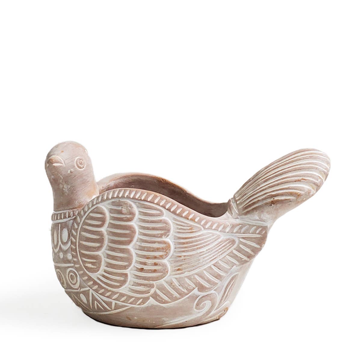 Handmade Planter Pot • Terracotta Pot - Turtle Dove