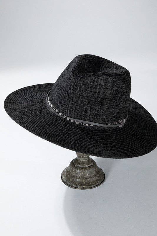 Panama Hat with Double Trim
