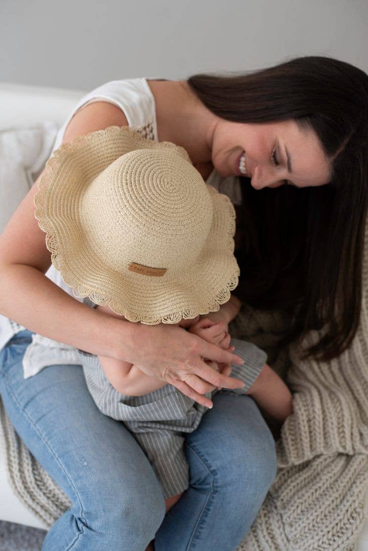 Straw Hat // Sun Hat // Baby Sun Hat // Beach Hat
