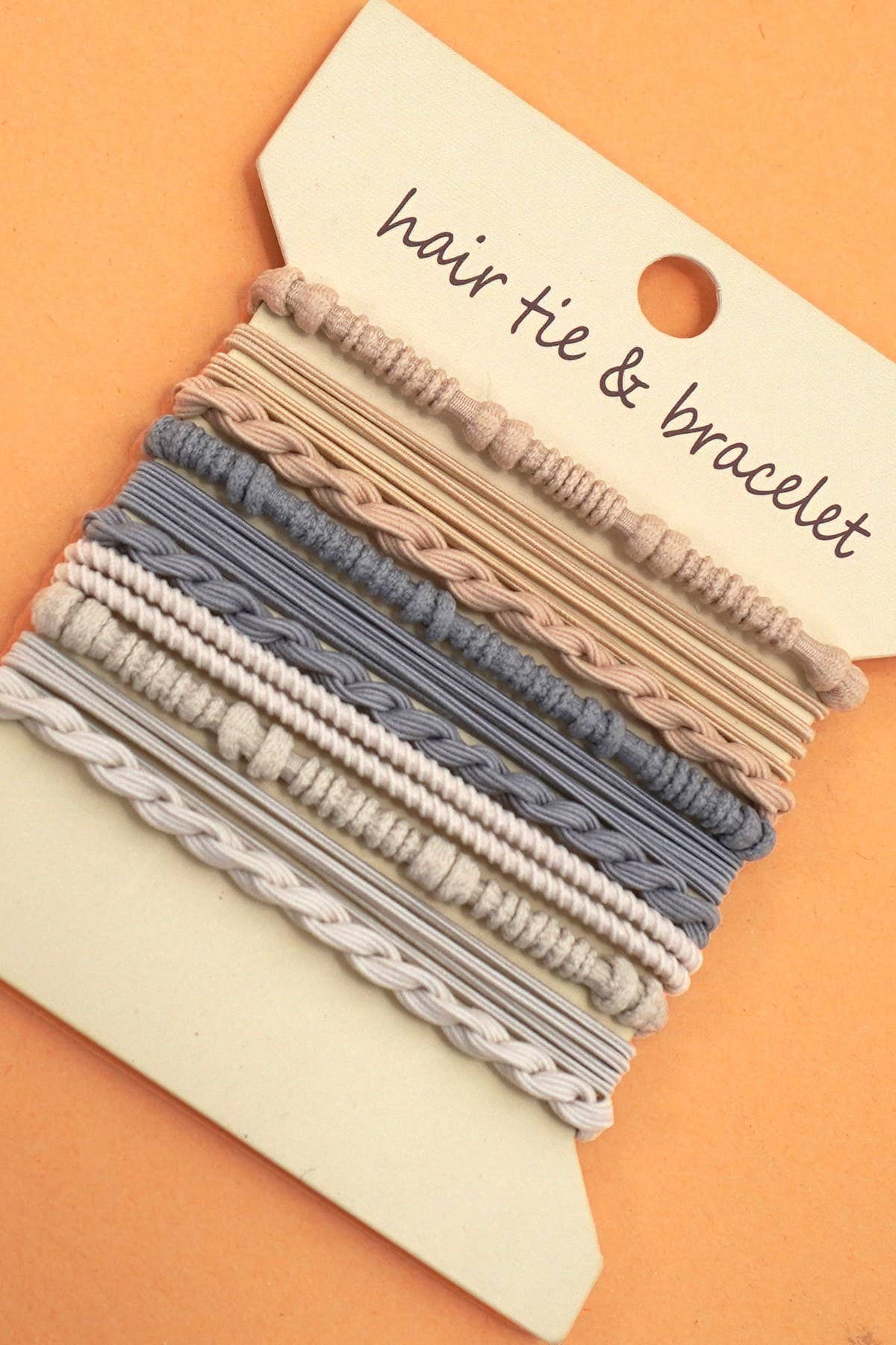 Boho Multi-Style Hair Tie Bracelet Set | 91H51035