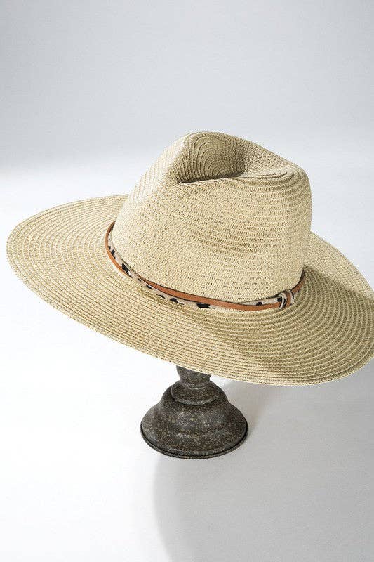 Panama Hat with Double Trim