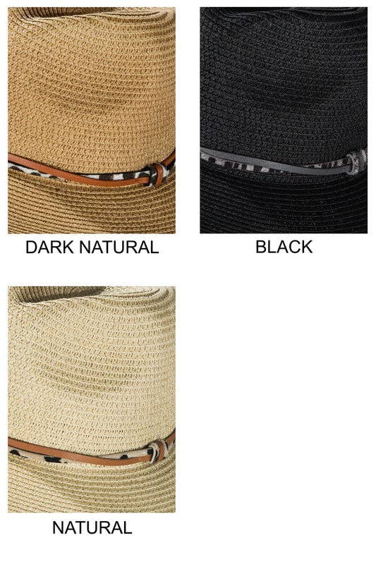 Panama Hat with Double Trim
