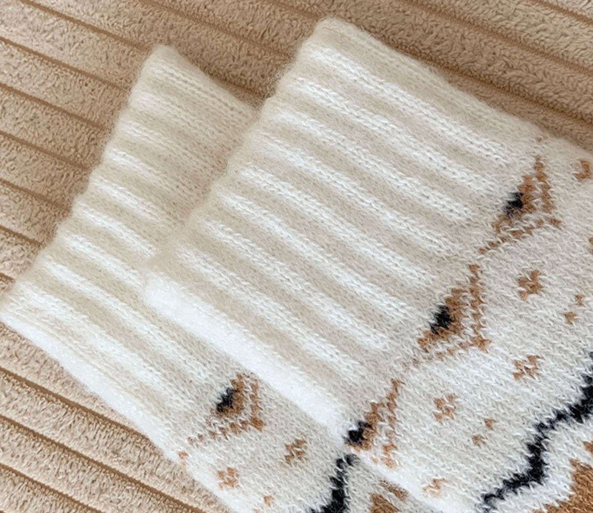 Nordic Fair Isle Cozy Socks