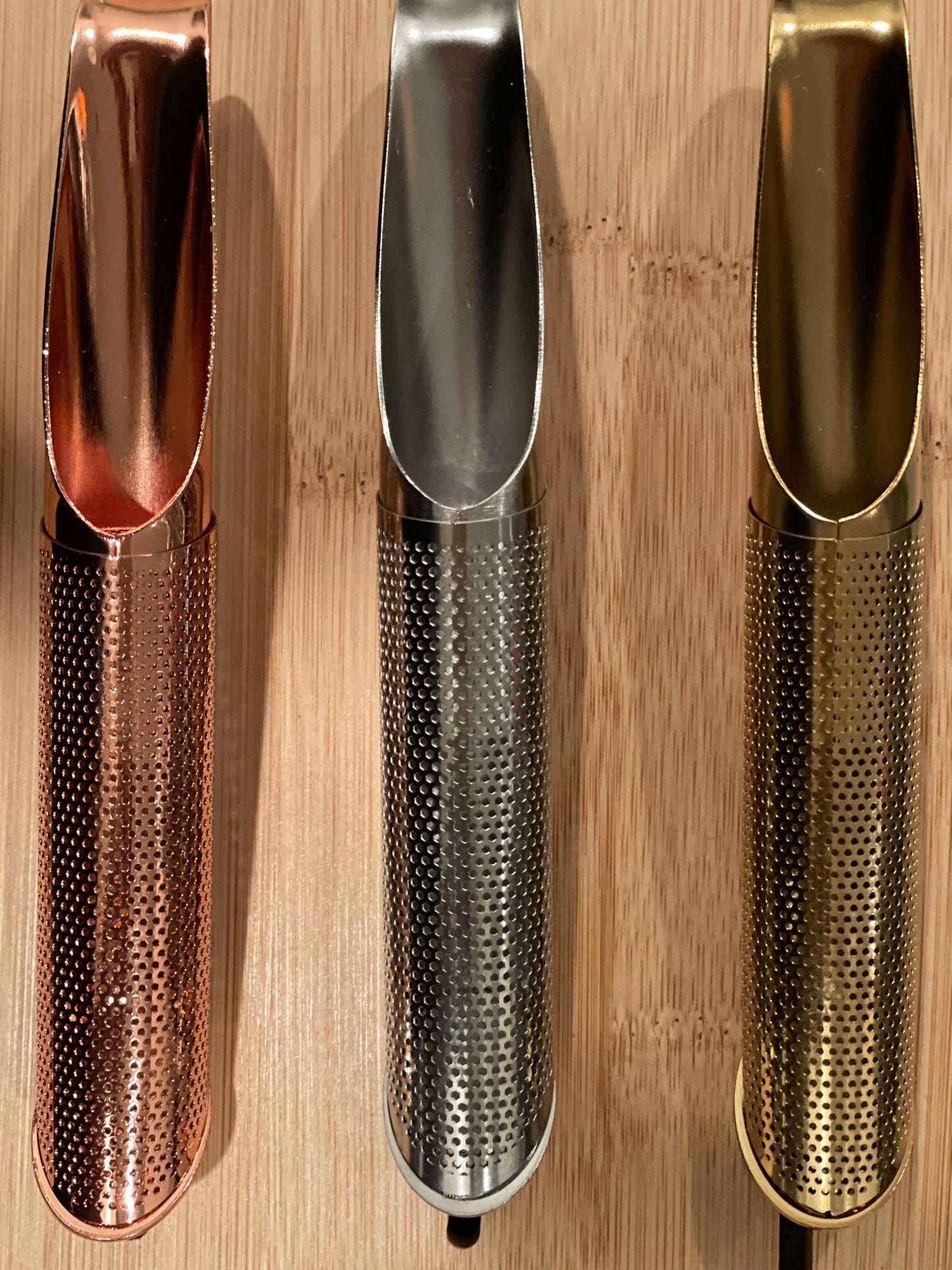 Yellow Gold or Silver Tea Infuser- Sliding Tube