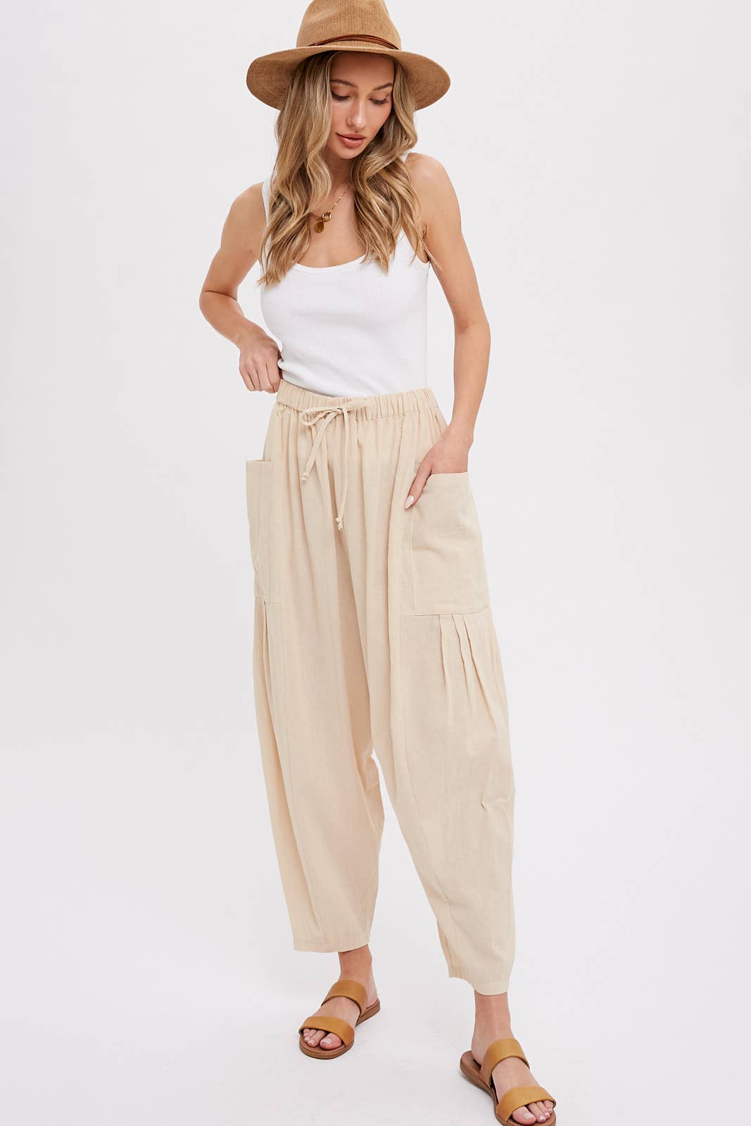 EFFORTLESS HAREM PANTS