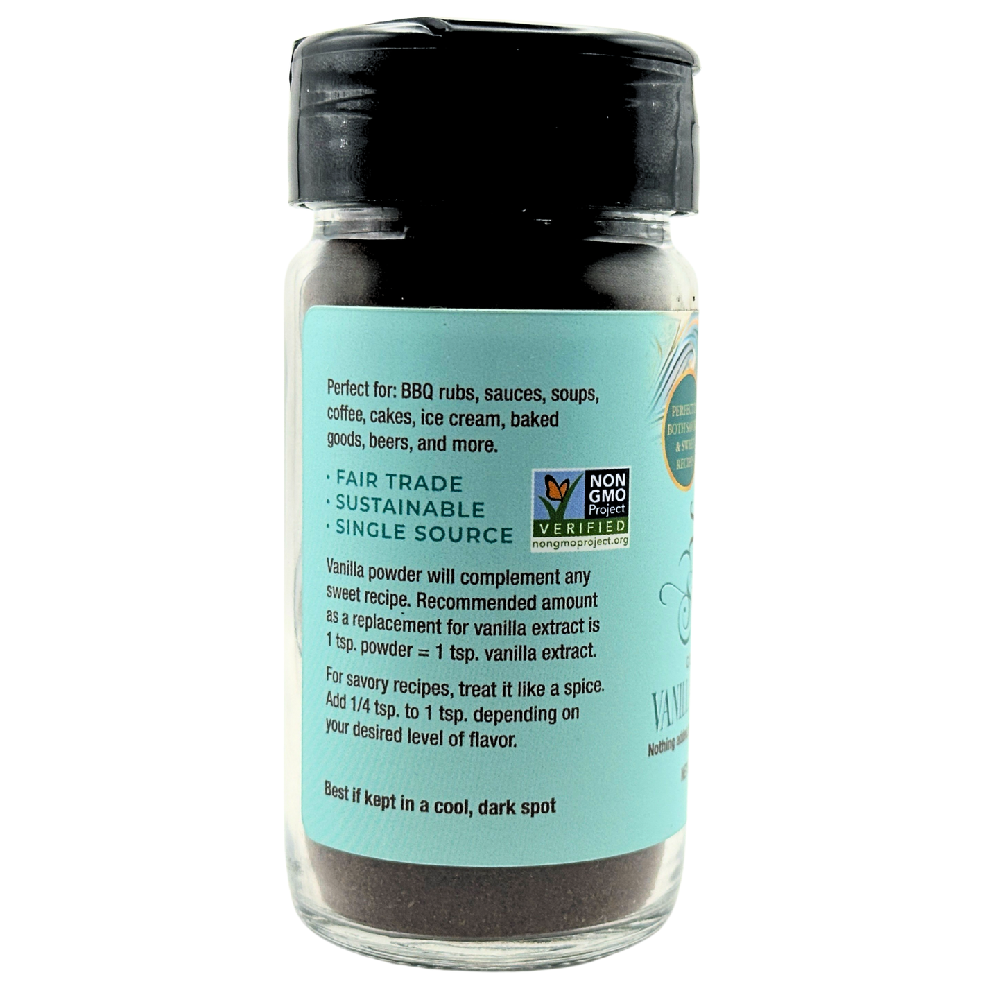 2 OZ  SINGLE-ORIGIN GOURMET PURE VANILLA BEAN POWDER