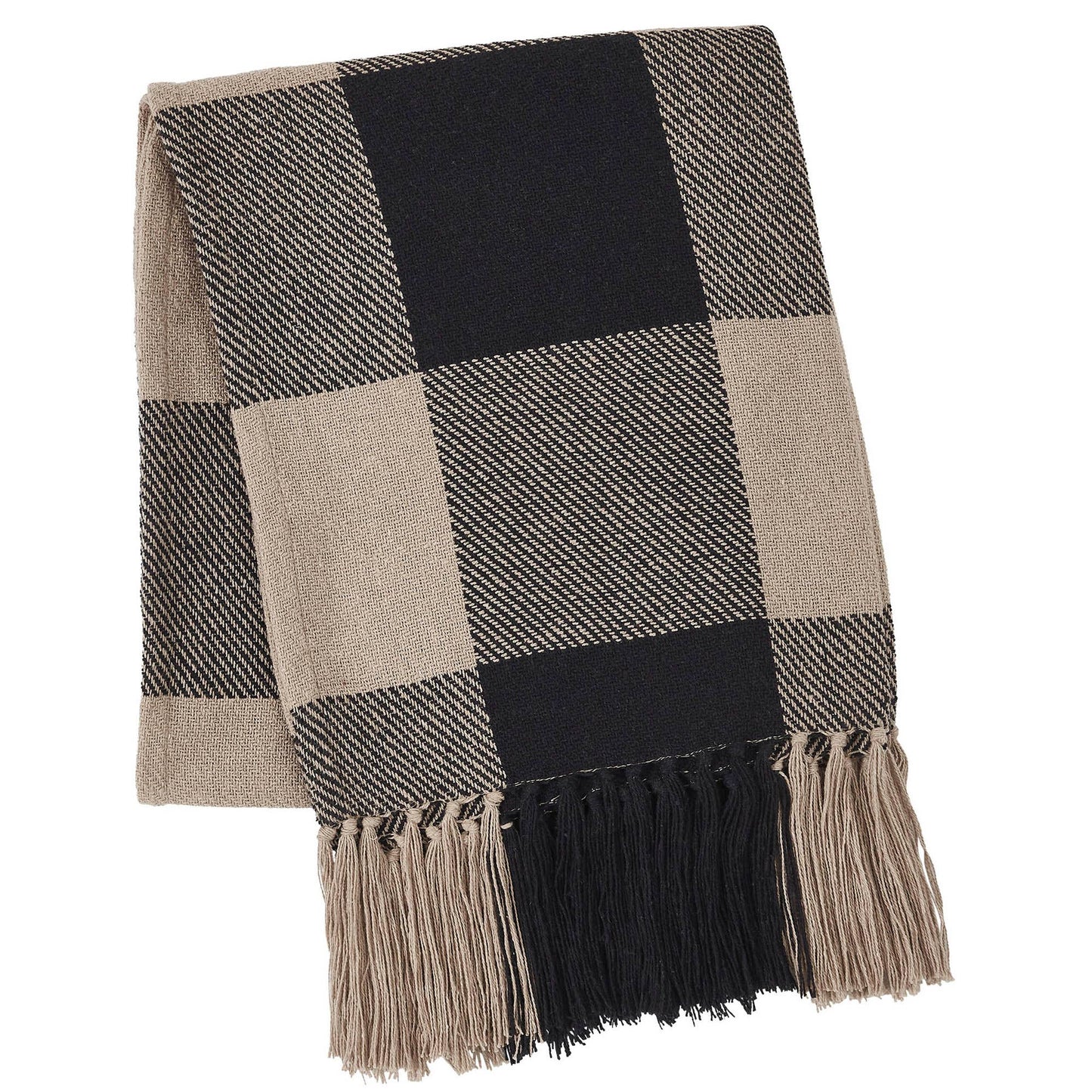 Black Buffalo Check Woven Throw Blanket 50x60