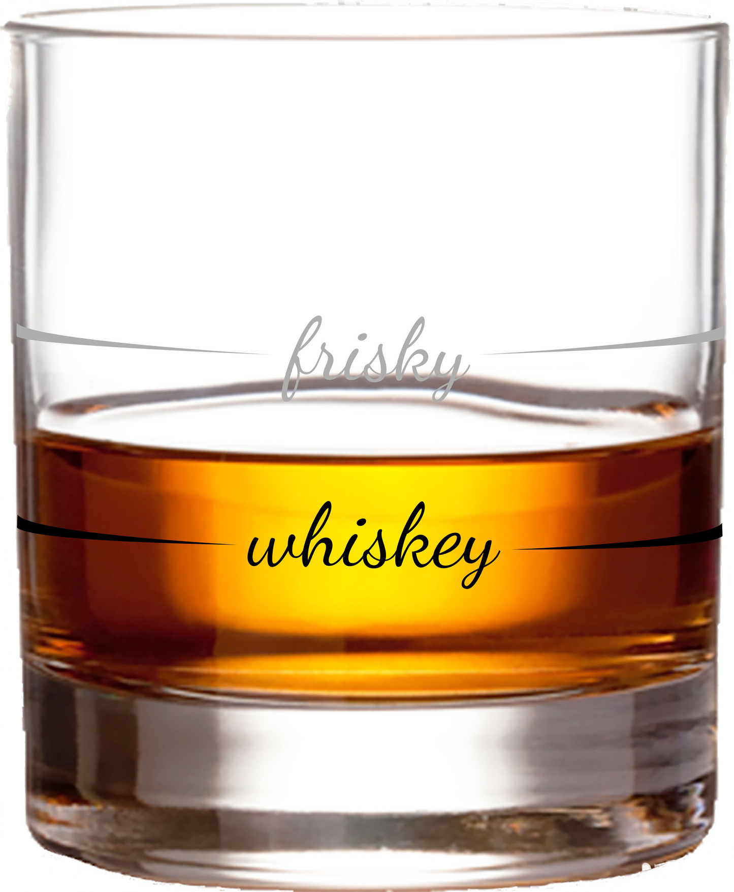 Whiskey Bourbon Glass - Set of 2 | Whiskey / Frisky