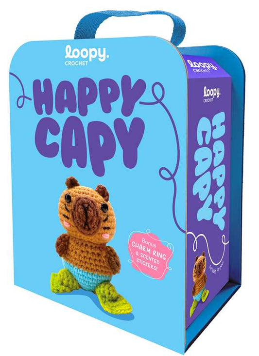 Happy Capy: Crochet Book & Kit by