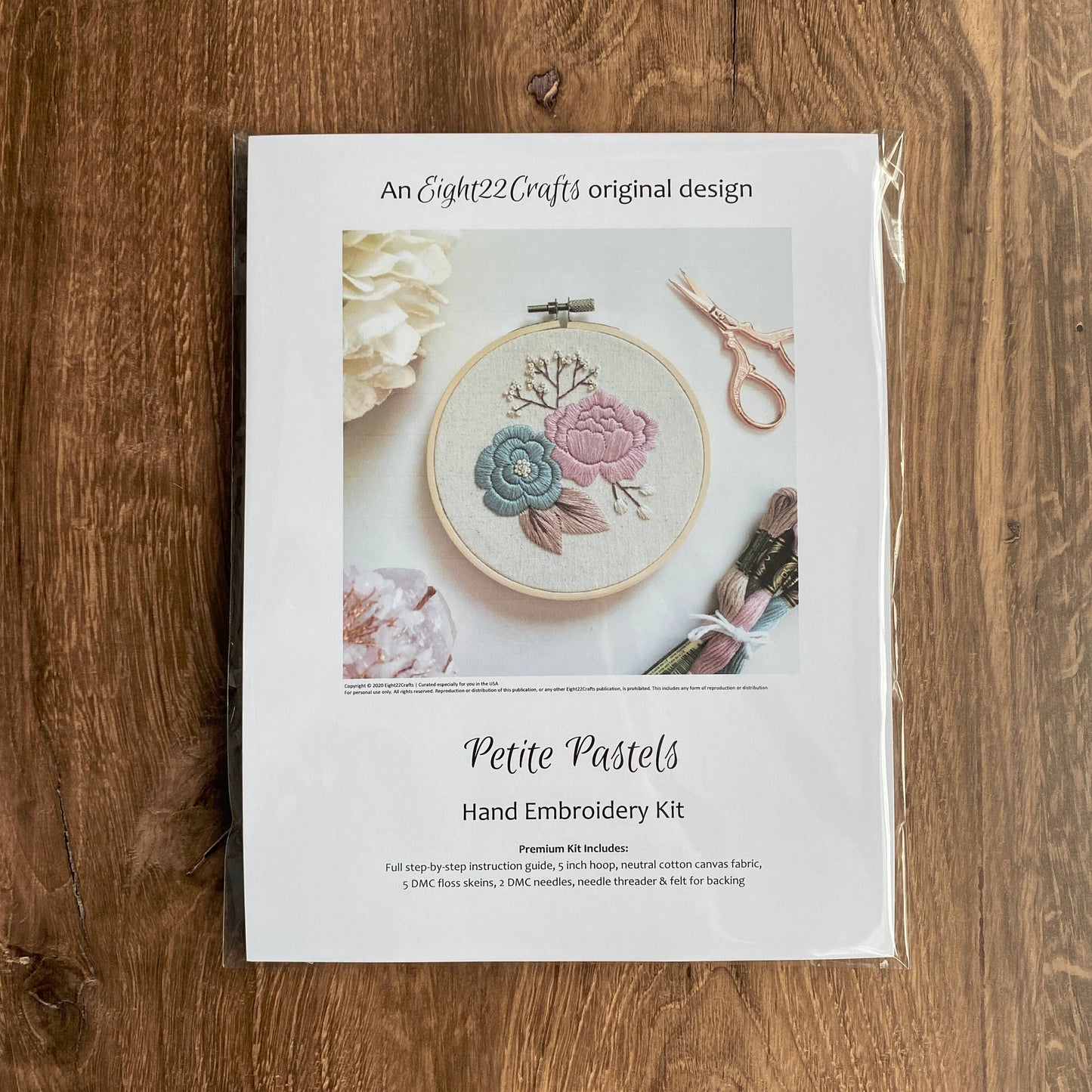 Petite Pastels Embroidery Kit