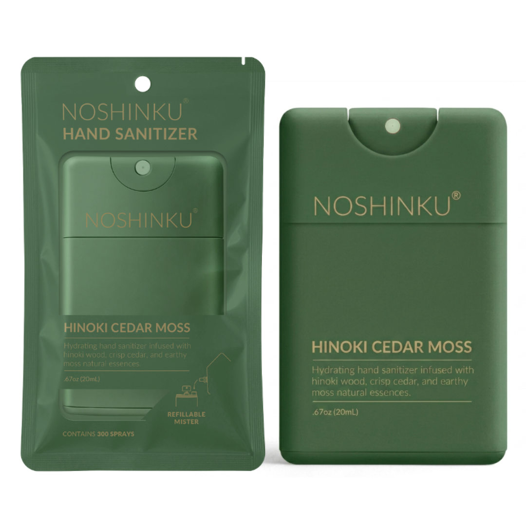 Refillable Hinoki Cedar Hand Sanitizer | Christmas Edition