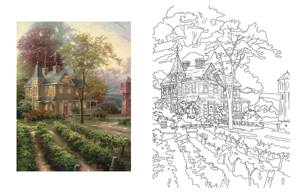 Posh Adult Coloring Book: Thomas Kinkade Designs for Inspiration & Relaxation by Thomas Kinkade