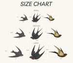 Vintage-Inspired Bird Wall Art – Wood Bird Decor