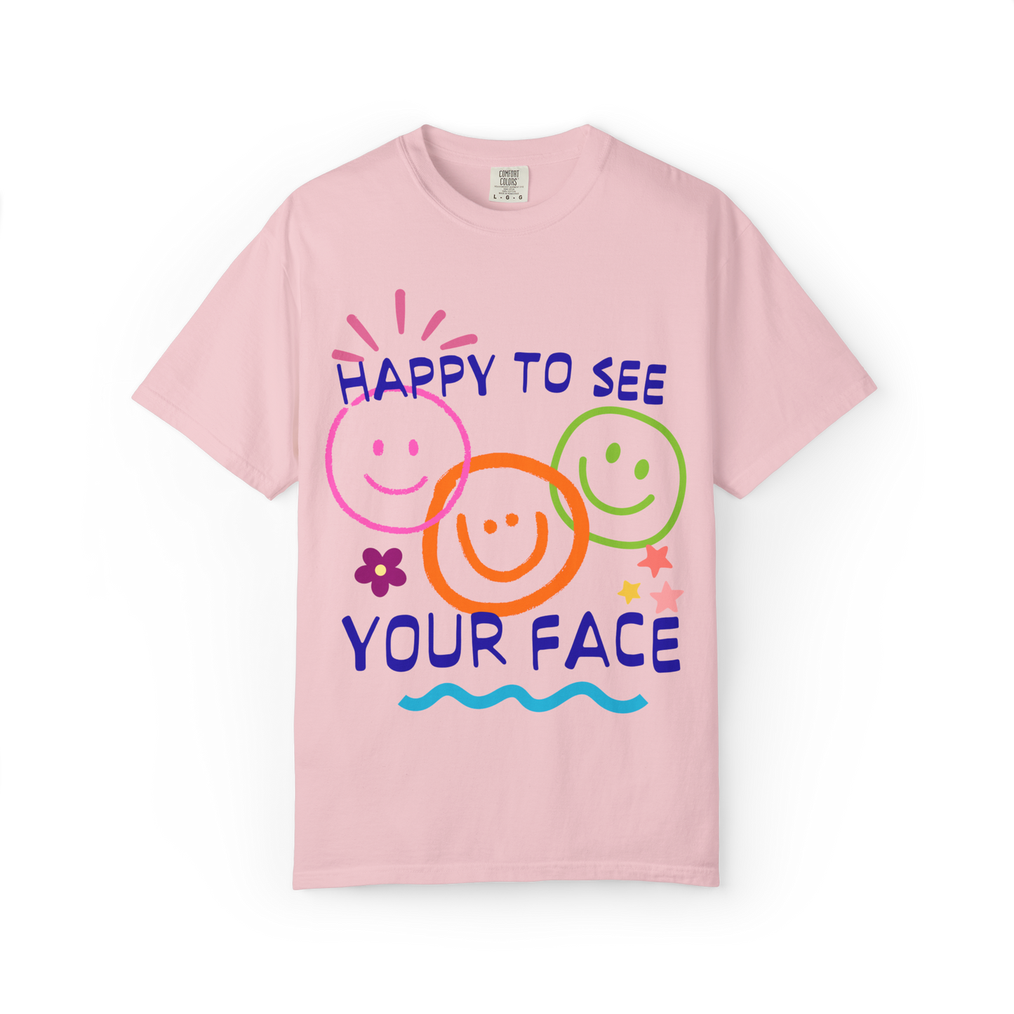 So Happy To See Your Face - Graphic Tee For Teacher