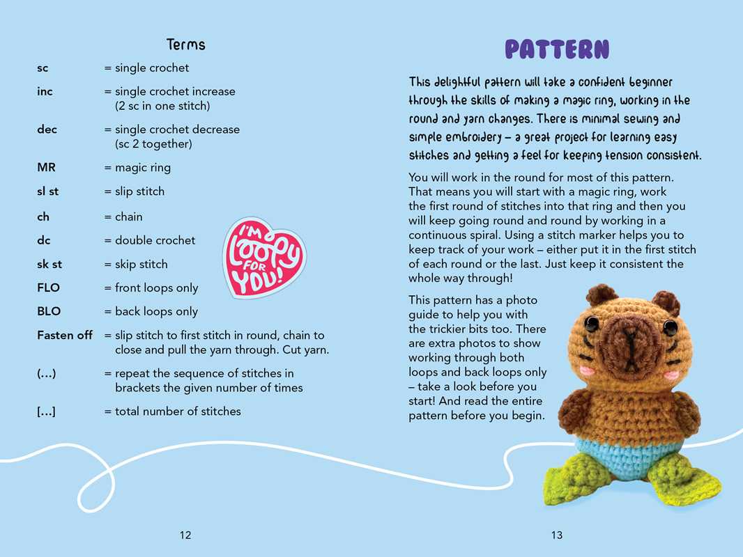 Happy Capy: Crochet Book & Kit by