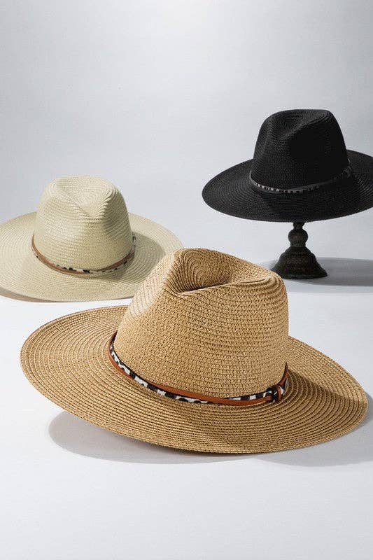 Panama Hat with Double Trim