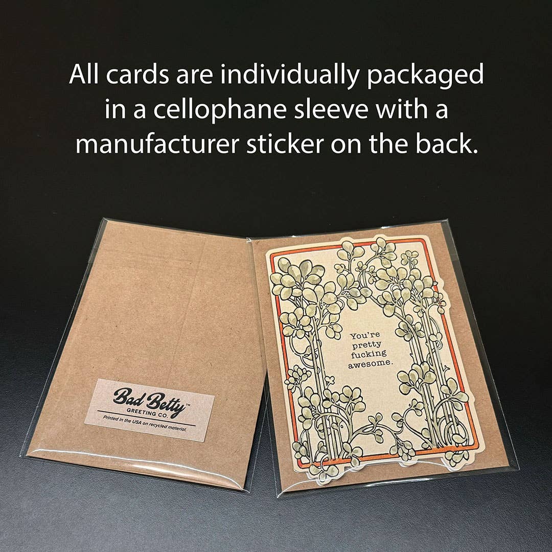 Confidence of a Mediocre White Man - Funny Motivational Card