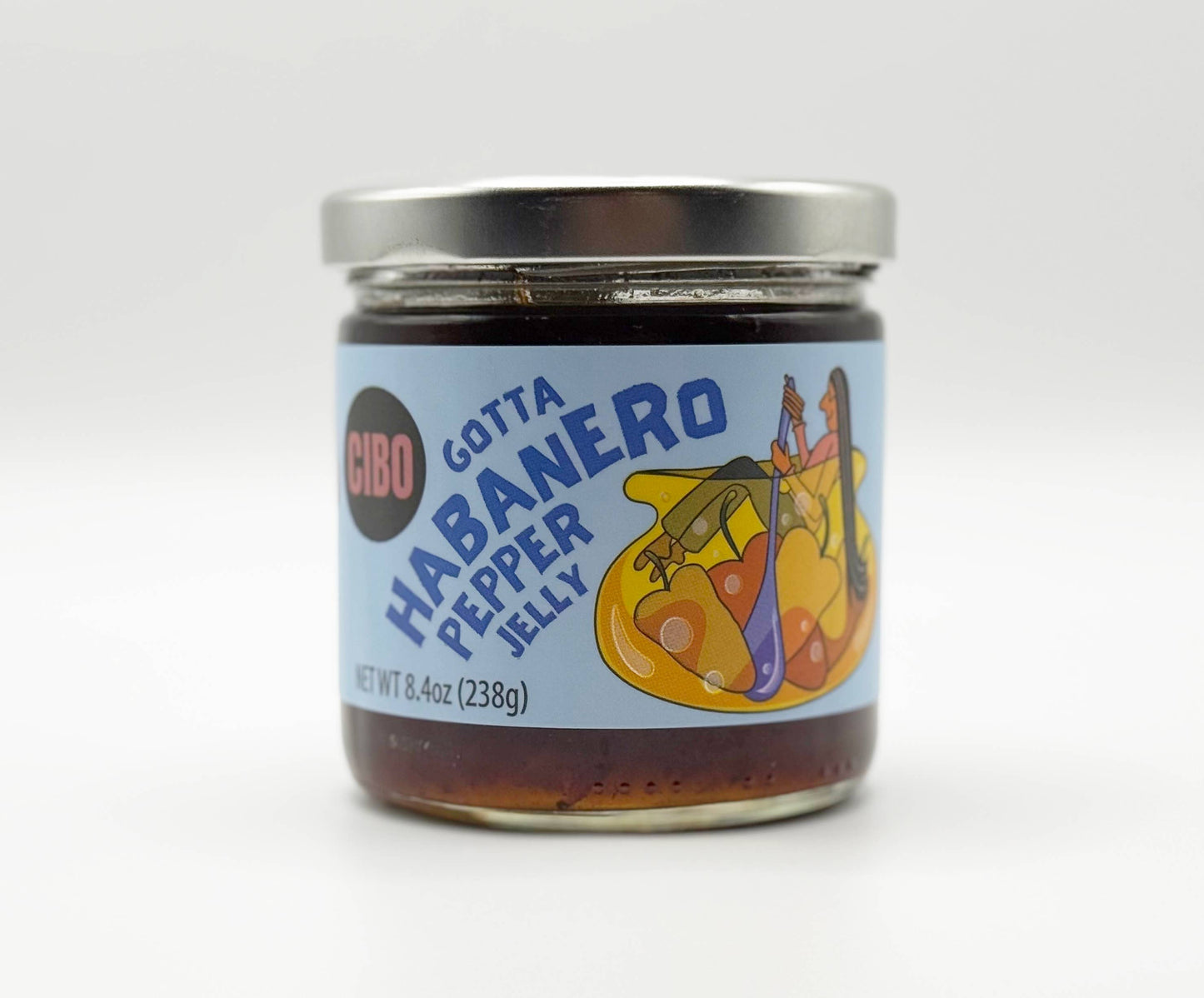 Habanero Pepper Jelly 8.40 oz - Sweet, Tangy and Spicy Jelly