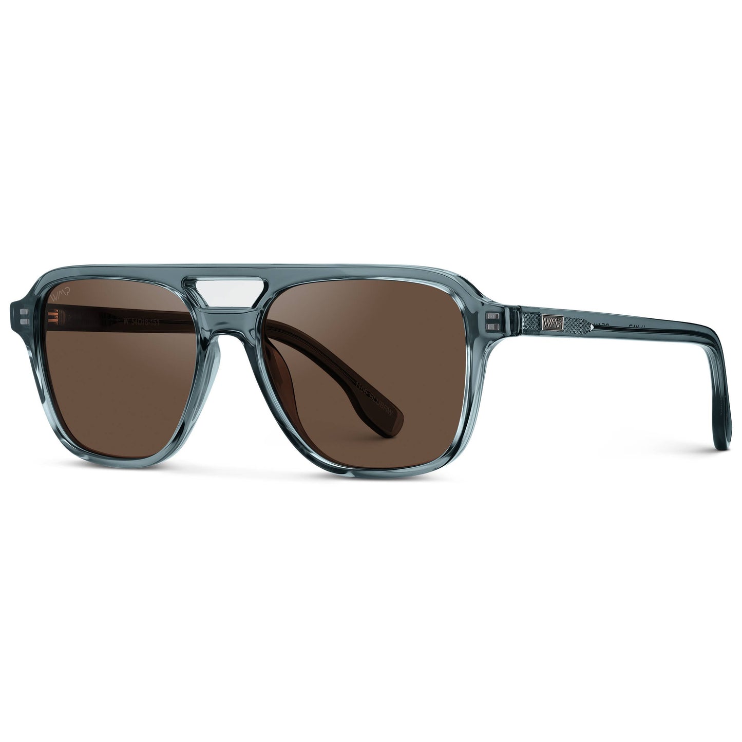 Dean - Men's Polarized Double Bridge Aviator Sunglasses