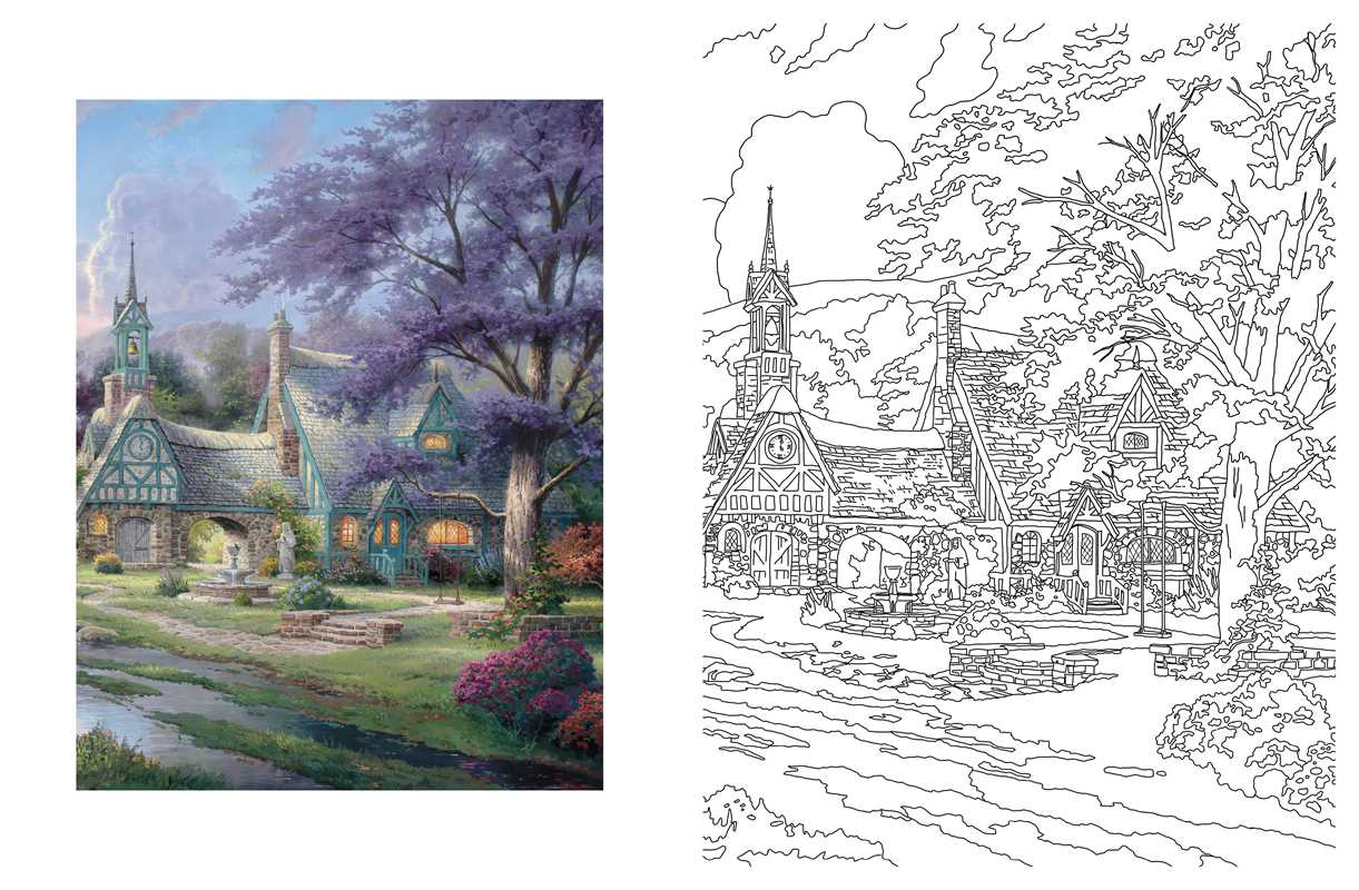 Posh Adult Coloring Book: Thomas Kinkade Designs for Inspiration & Relaxation by Thomas Kinkade