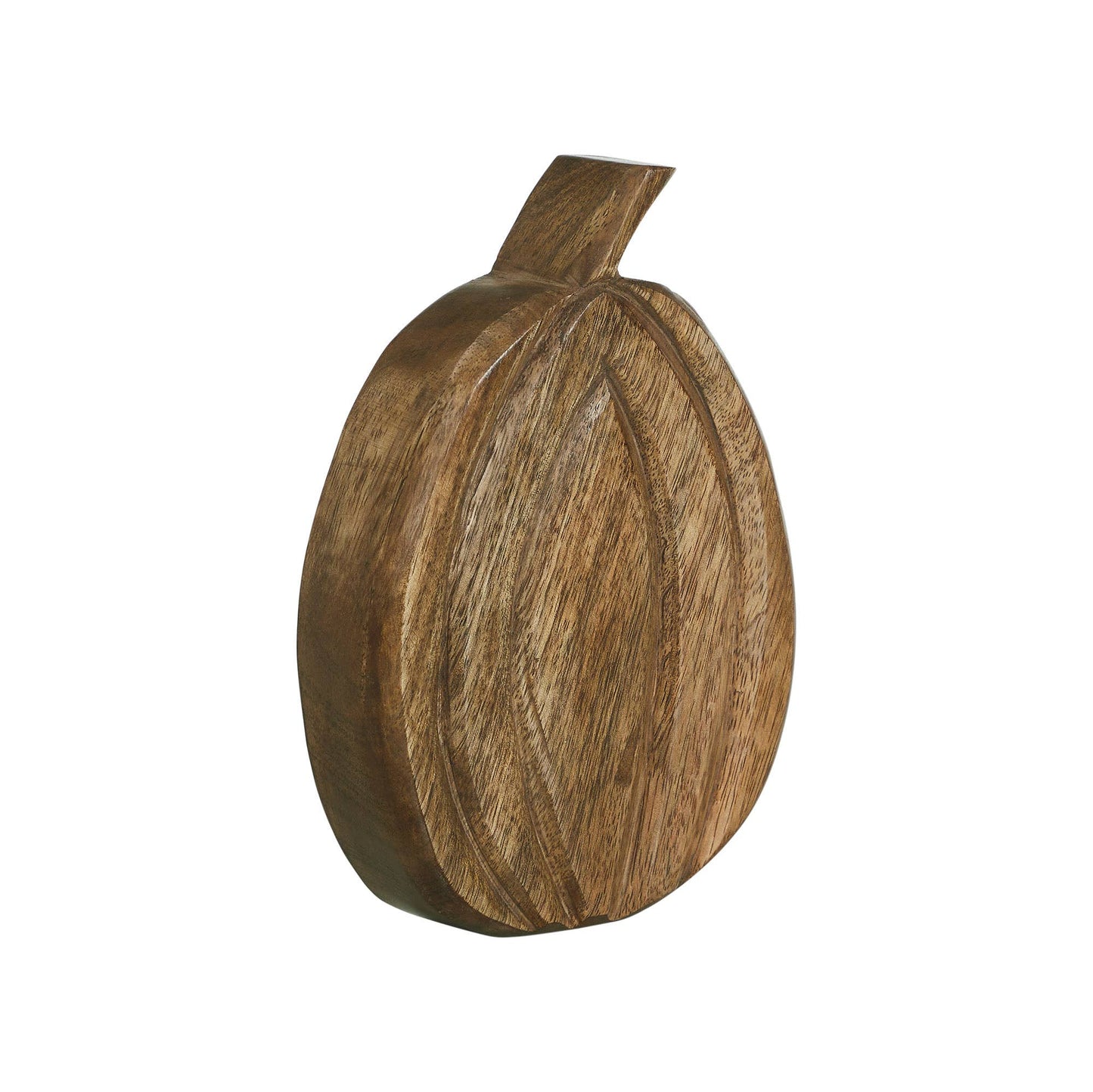 Walnut Wood Pumpkin 8" Rustic Farmhouse Fall Decor
